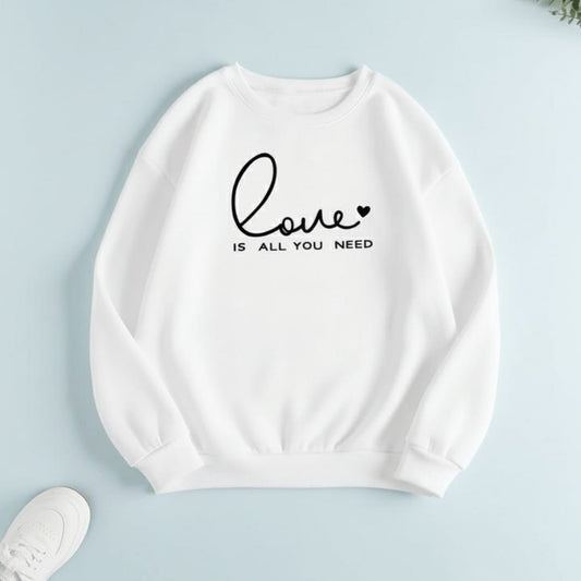 White (Love) Sweatshirt