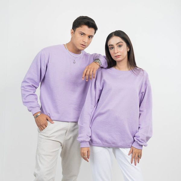 Fleece Favorite: Comfortable Lilac Sweatshirt