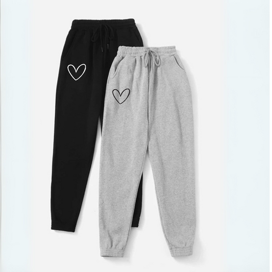 Pack of 2 Fleece Trouser (Heart)