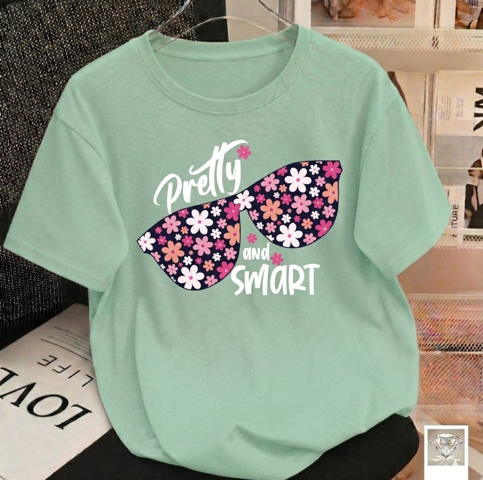 Mint Green (Prety Smart) oversize drop shoulder t-shirt