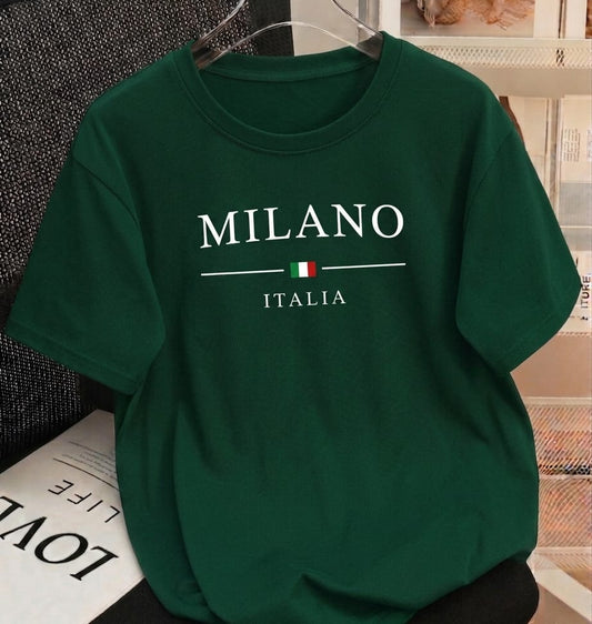 Bottle Green (Mino) oversize drop shoulder t-shirt