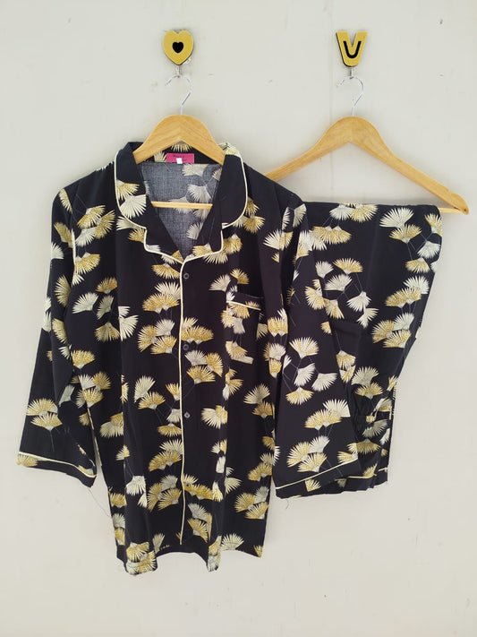 Bloom Pyjamas With Free Scurnchi.